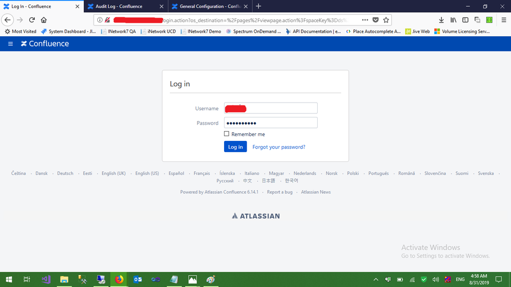 3.Clieking on Create Issue sends to login page.png