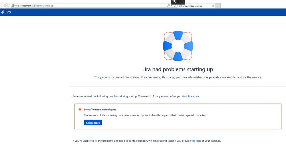 JiraStartUpProblem.JPG