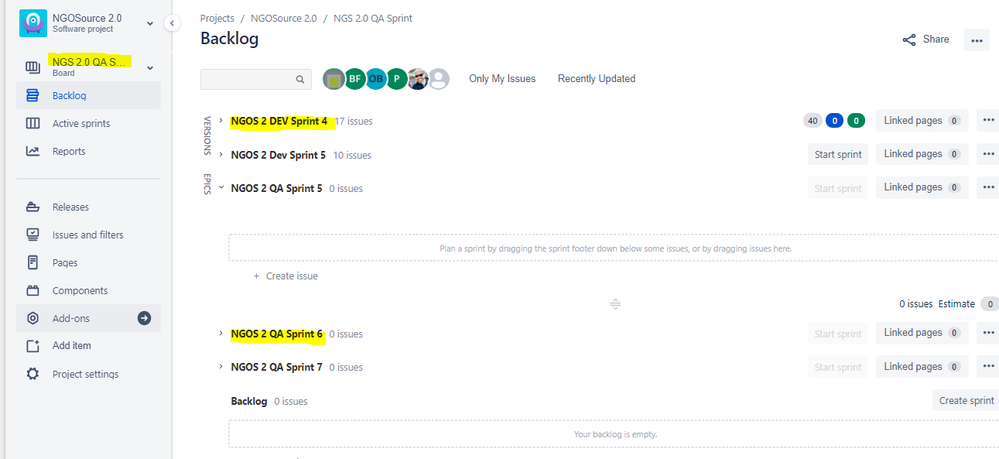 QA sprint Jira issue.PNG