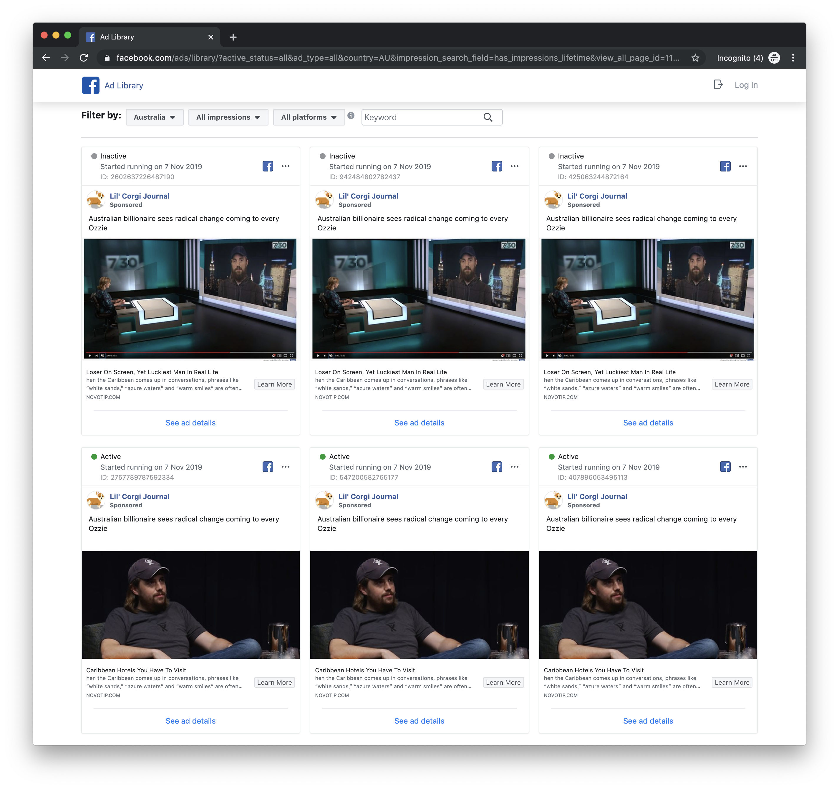 Bitcoin scams using fake news about Mike Cannon-Br...