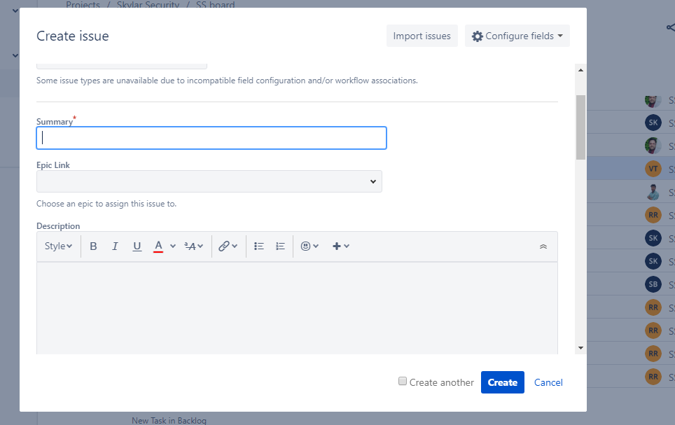 JIRA issues.PNG