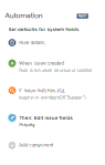 JIRa automation - update priority based on user member of group.GIF