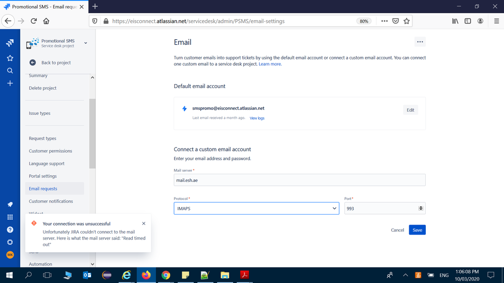 Service desk project_email account configuration.png