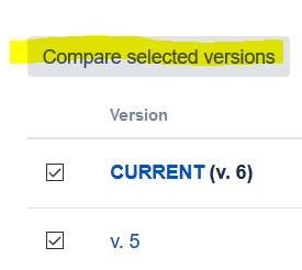 Page History compare selected versions.jpg