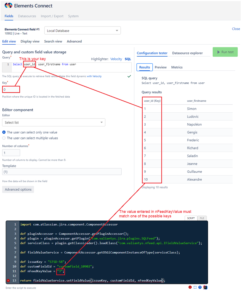 Make sure the nFeedKeyValue is a key.png