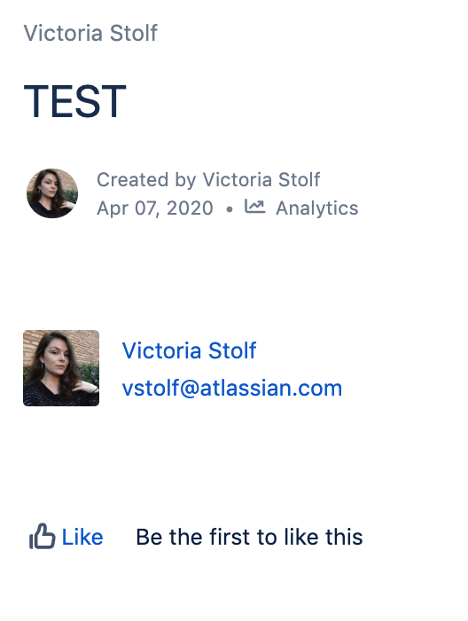 Create an organizational chart in Confluence