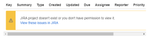 Jira Project doesn't exist or you don't have permission to view it.png