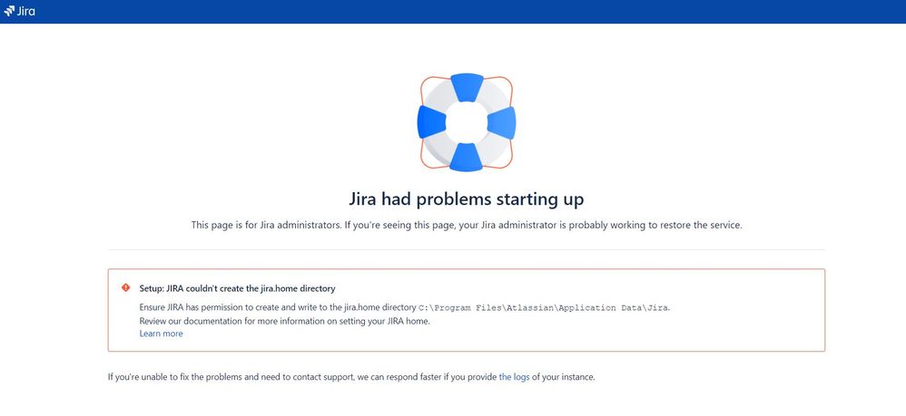 JIRA SERVER ERROR.JPG
