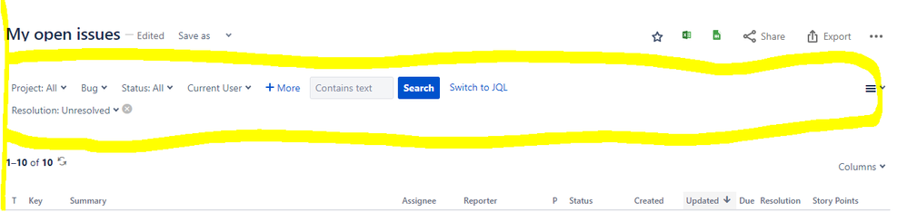 New Jira Navigation Layout - Screen Area wasted.PNG