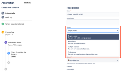 automation rules copy project anything let please help there if jira another
