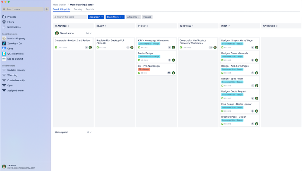 Setting a default opening page in JIRA Desktop App...