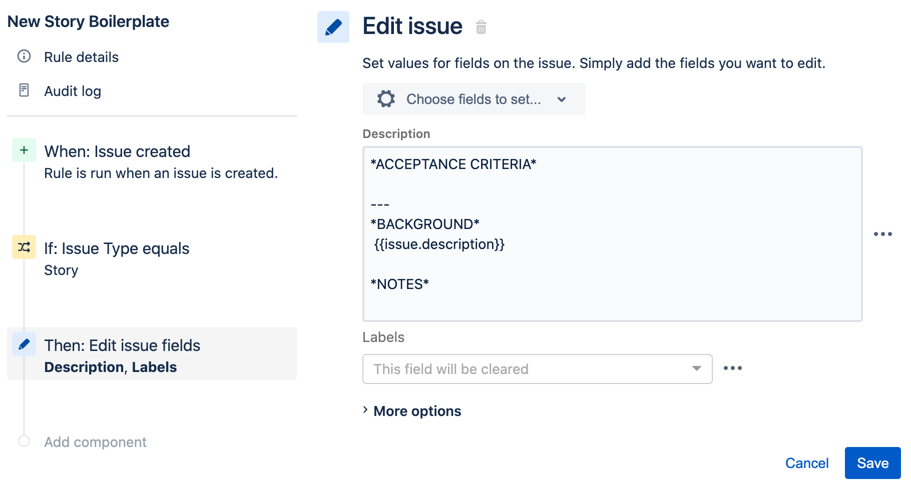How To Create A Template For Issue Description