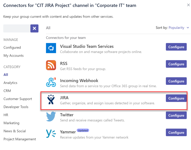 Integration With Microsoft Teams