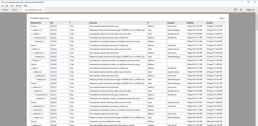 jira-traceability-report