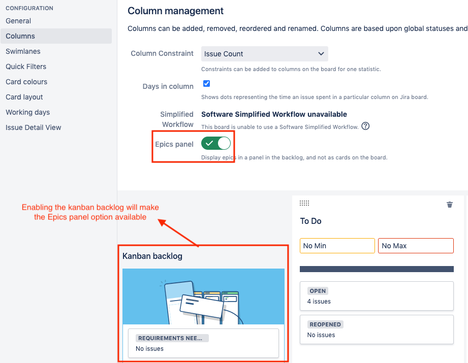 How To Hide Epics From Kanban View