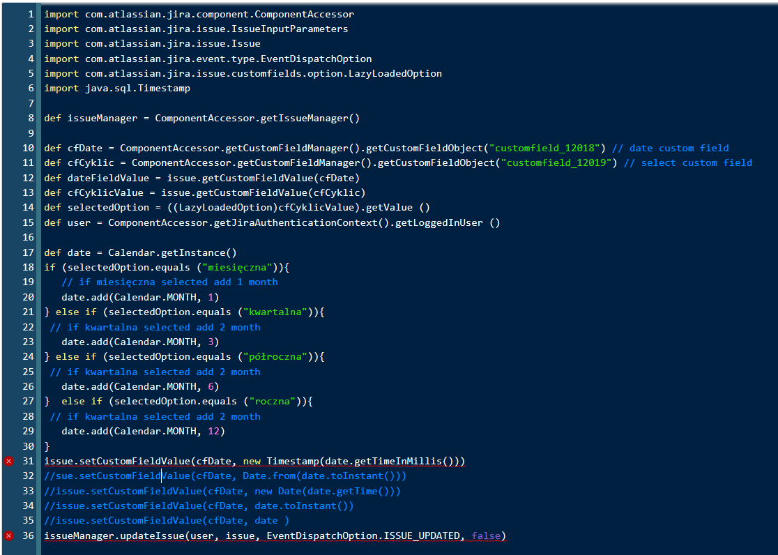 JIRA script runner and Automation for JIRA