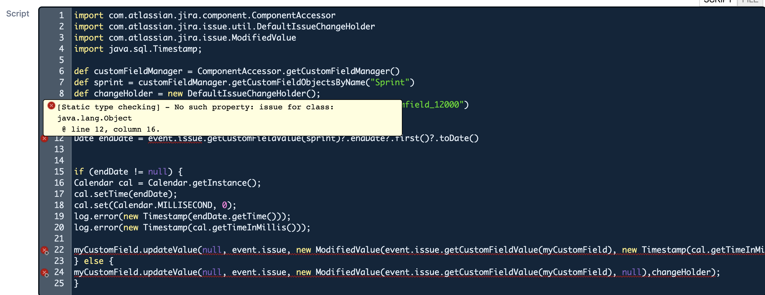 Solved: Get sprint end date and set it to another field sc...