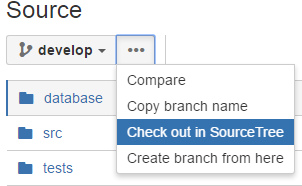 sourcetree check when clicking doesn launch bitbucket running windows