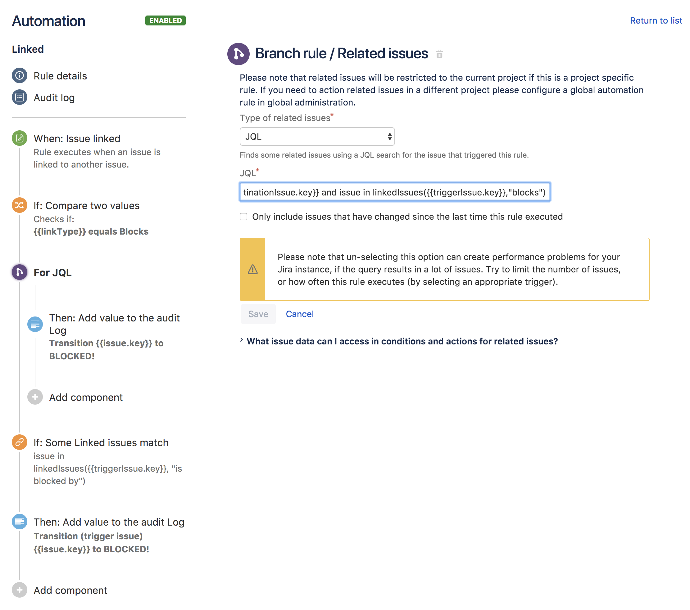 Solved: Transitioning An Issue When It Gets Linked