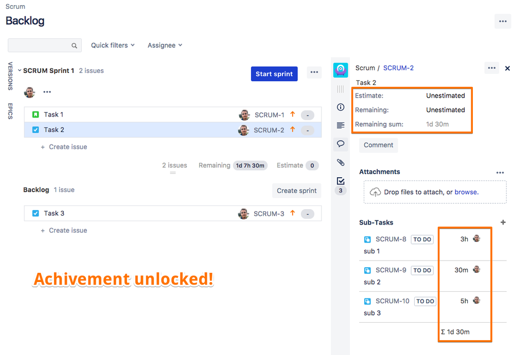 subtasks jira atlassian