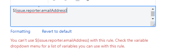 Use Reporter Email Instead Of Name