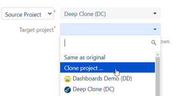 How to clone a project?