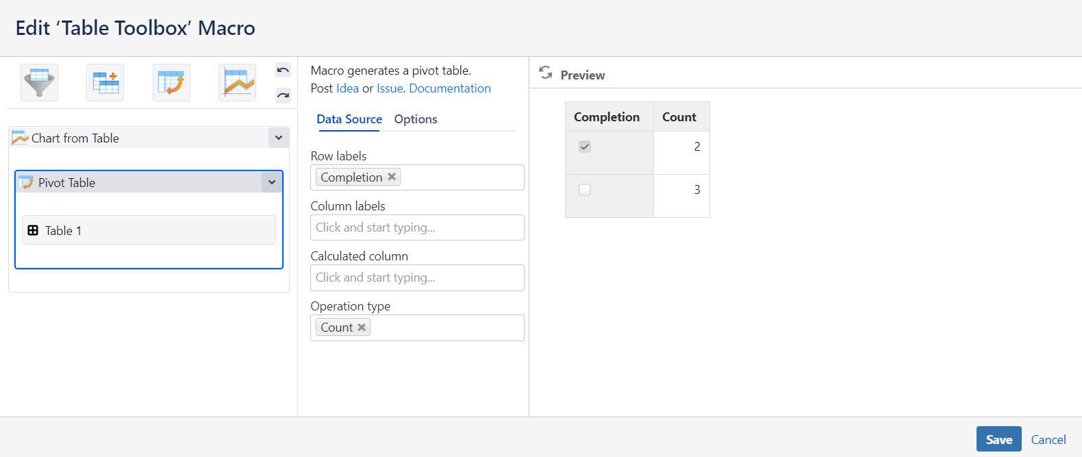 Percent complete for Confluence task list?