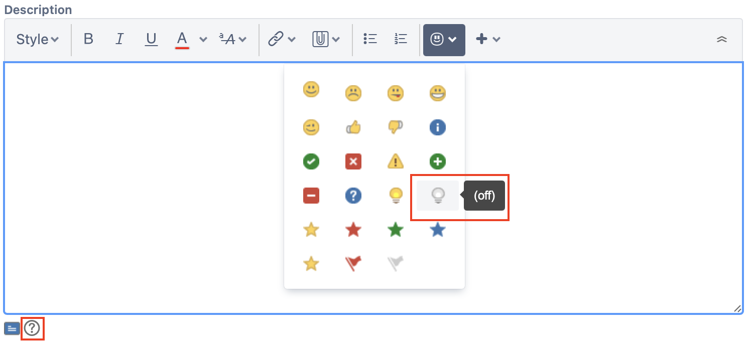 Solved codes for status of tasks within description field