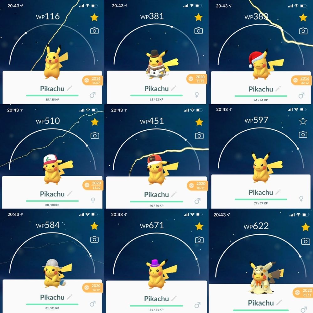 SHINY Pikachu Evolution Line Only Challenge! (Pokemon Go) 
