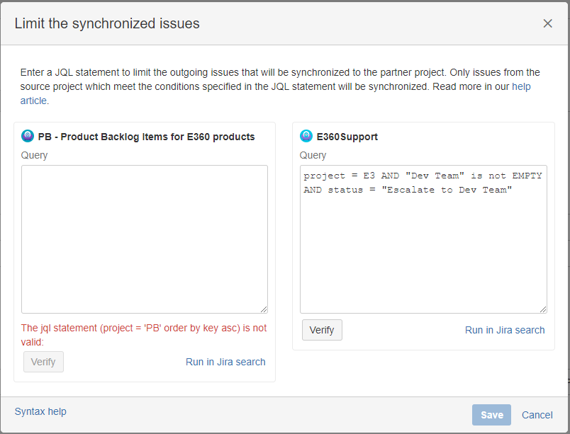 Backbone - 'Limit issues by JQL' error.PNG