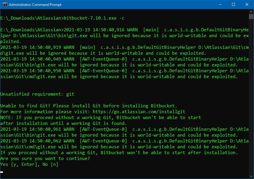 Git.exe Not Found By Bitbucket Installer, But That...