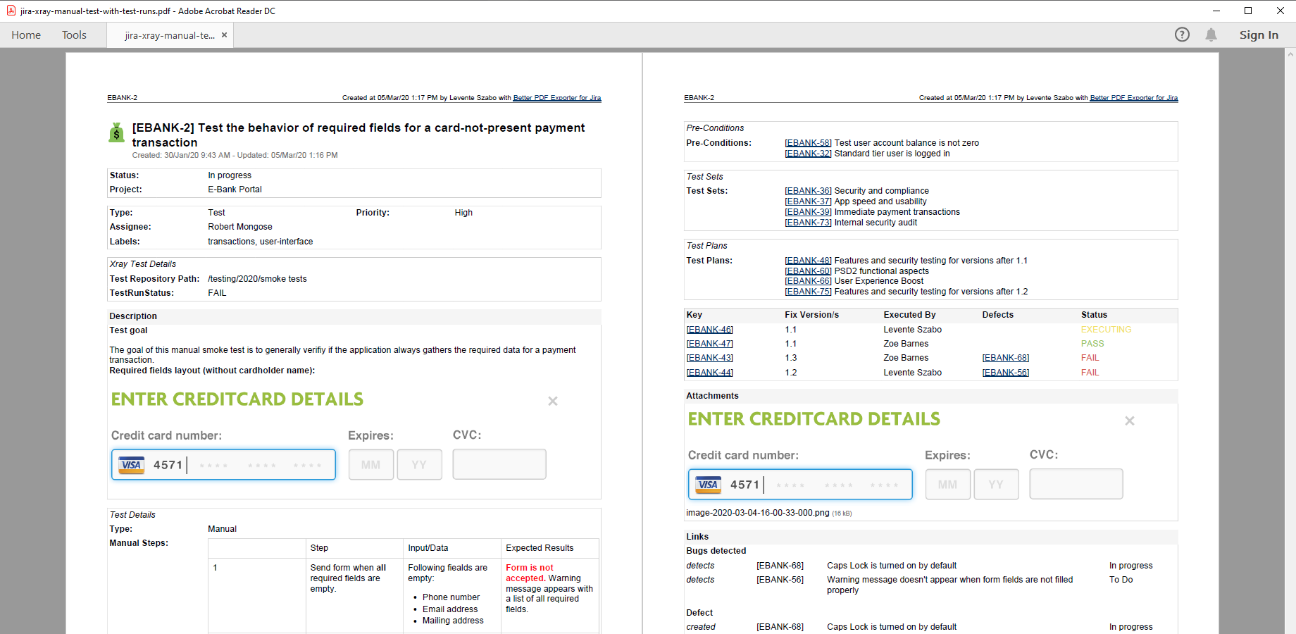 Solved: How can I export the test cases with their test st Intended For Test Case Execution Report Template
