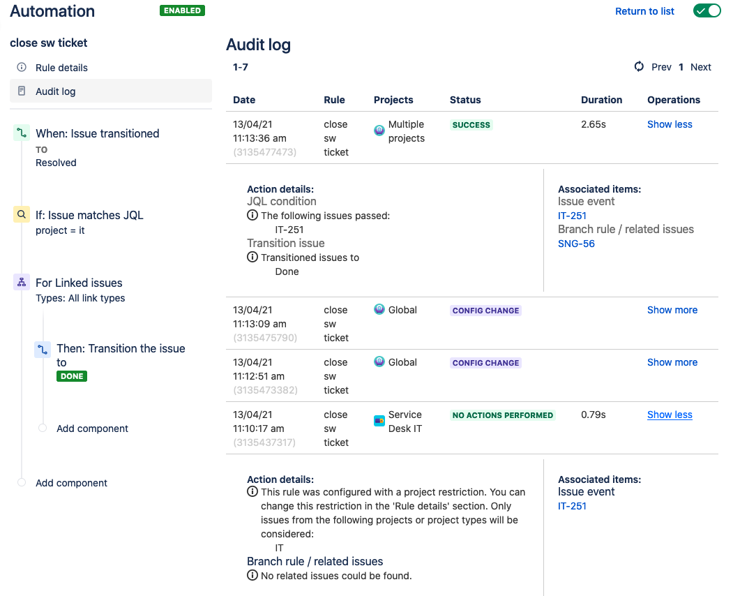 Solved Update JIRA ticket when closing Service Desk