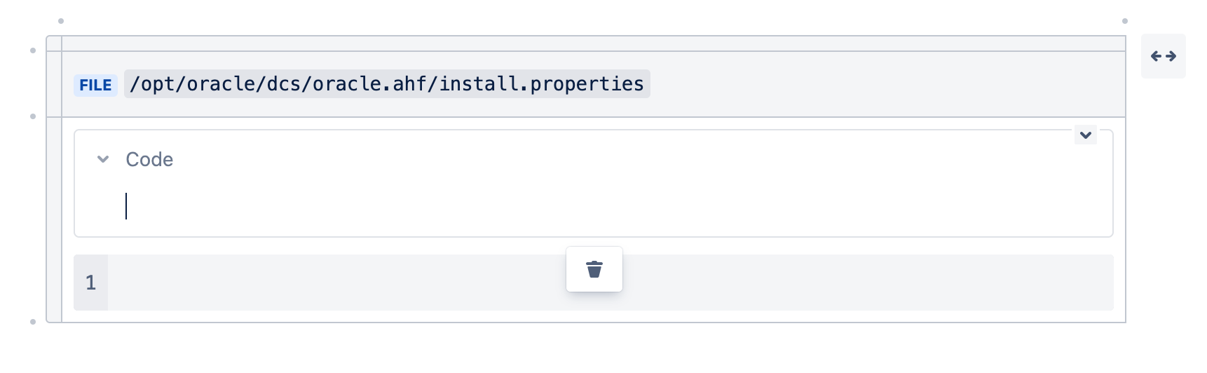New editor code block without line numbers?