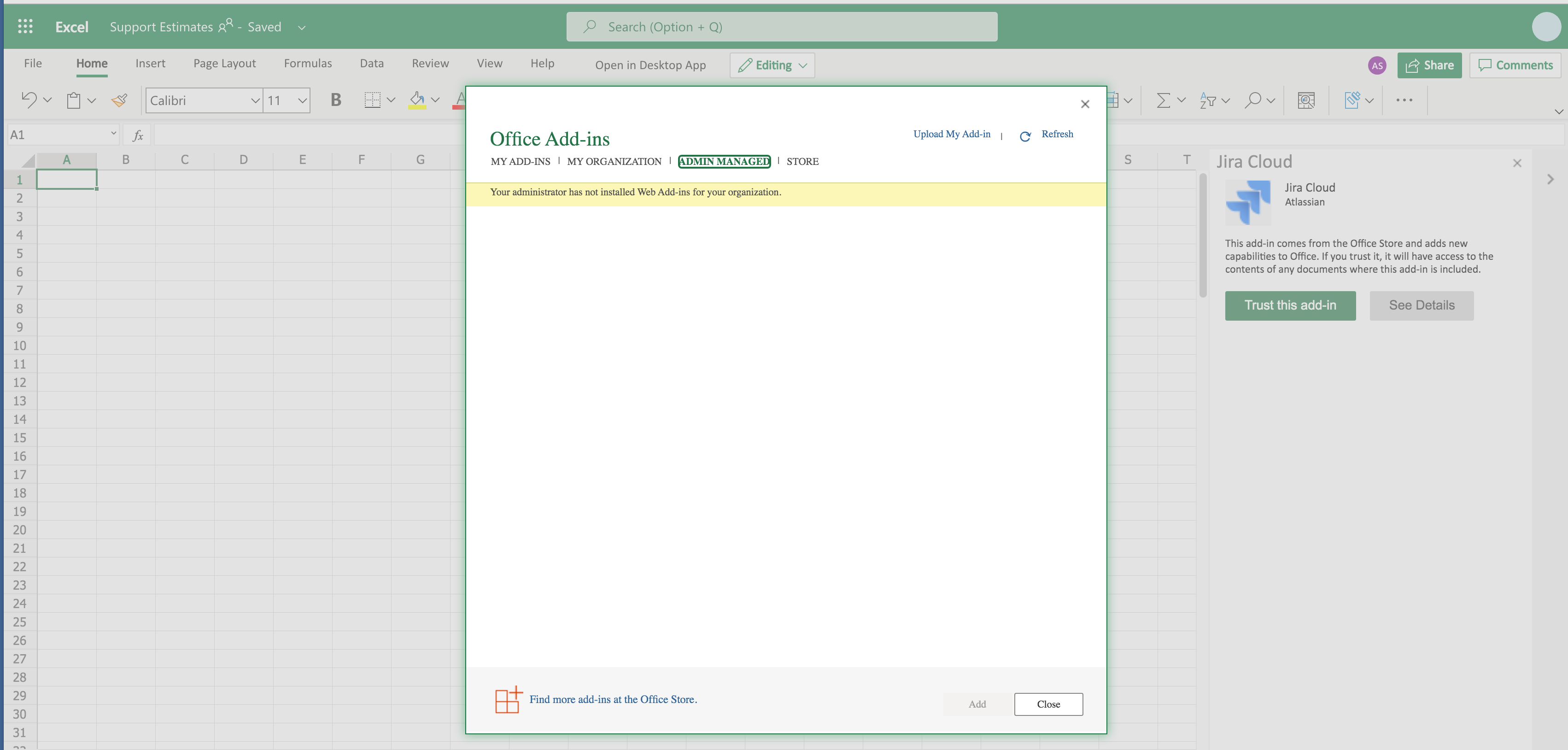 Solved How to remove Jira addin from Excel