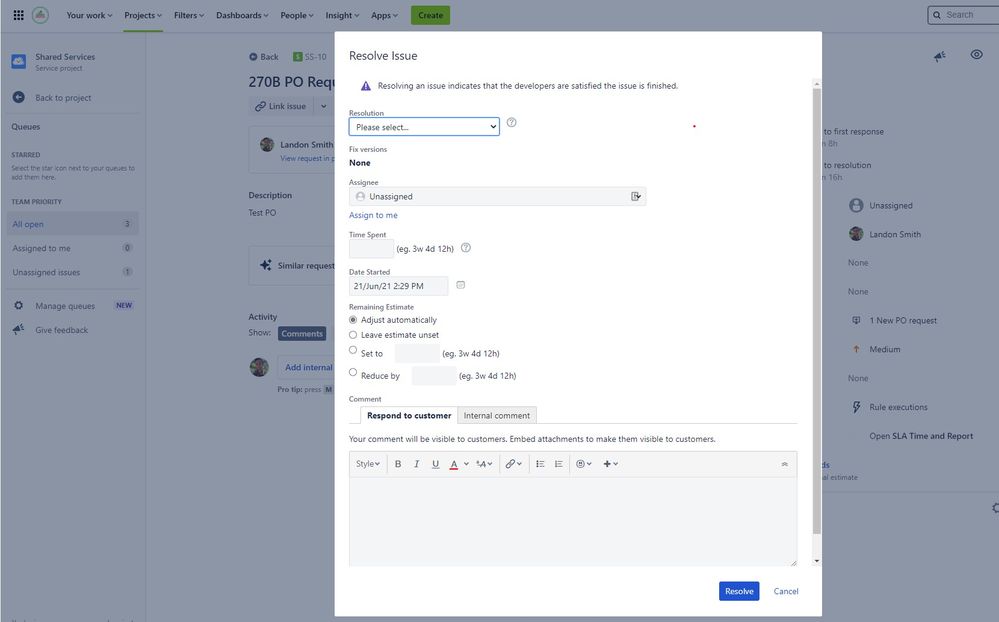 Solved Mapping Screen to Resolved Transition