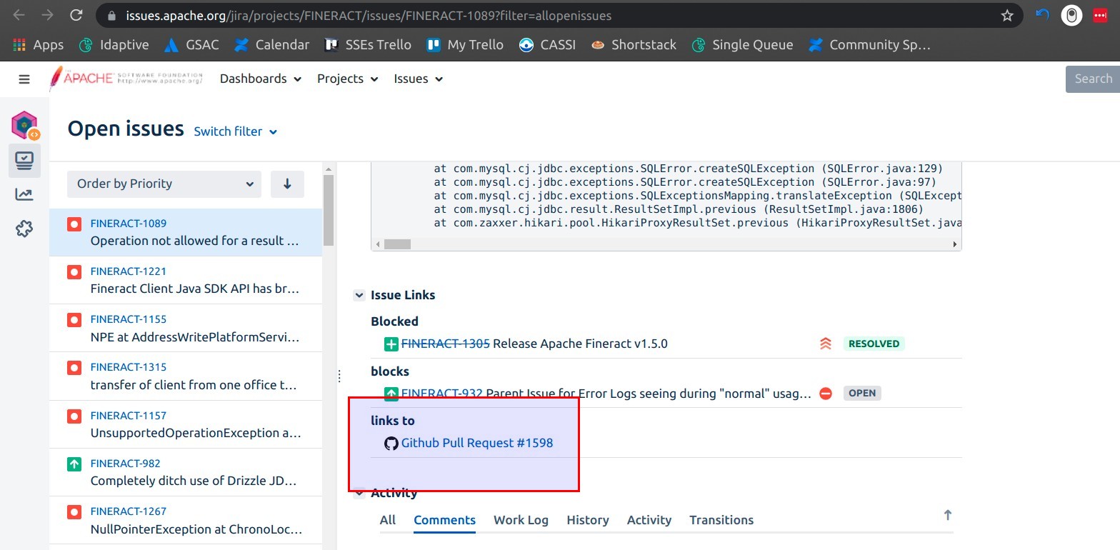 Solved Fetching Git Commits And Branches Of An Issue From 