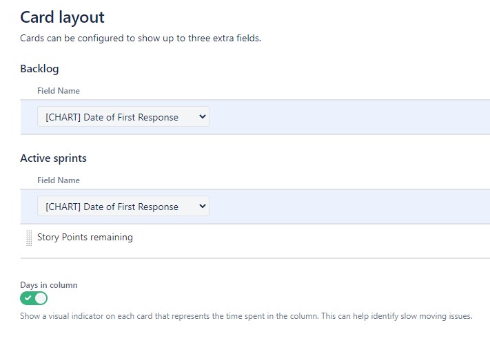 Changing a Card Layout