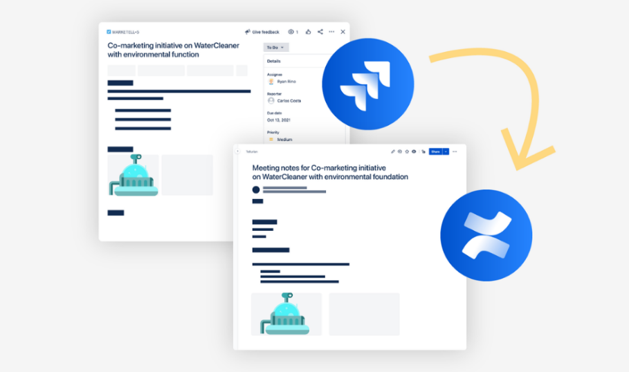 Automation that creates a page in confluence with