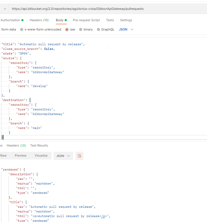 Solved Pull Request Creation Bad Request 400