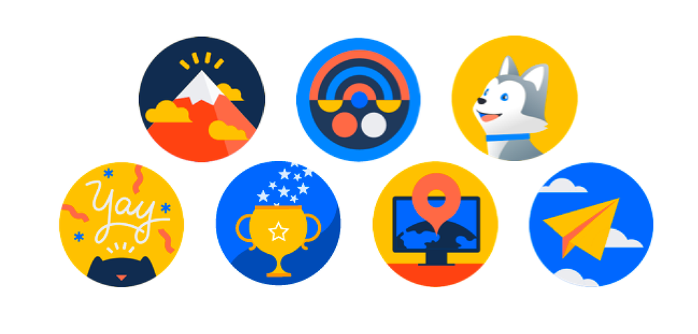 badges –