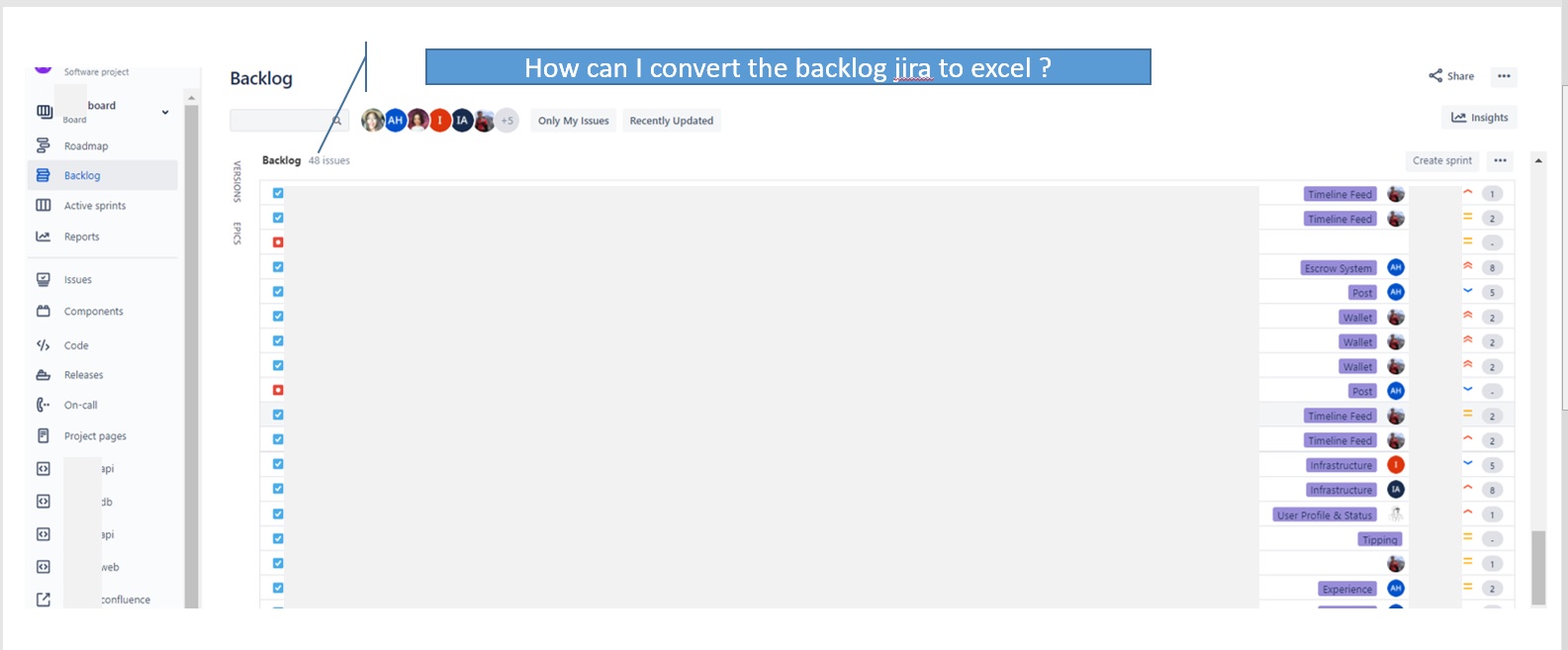 Solved Export Jira Backlog To Excel