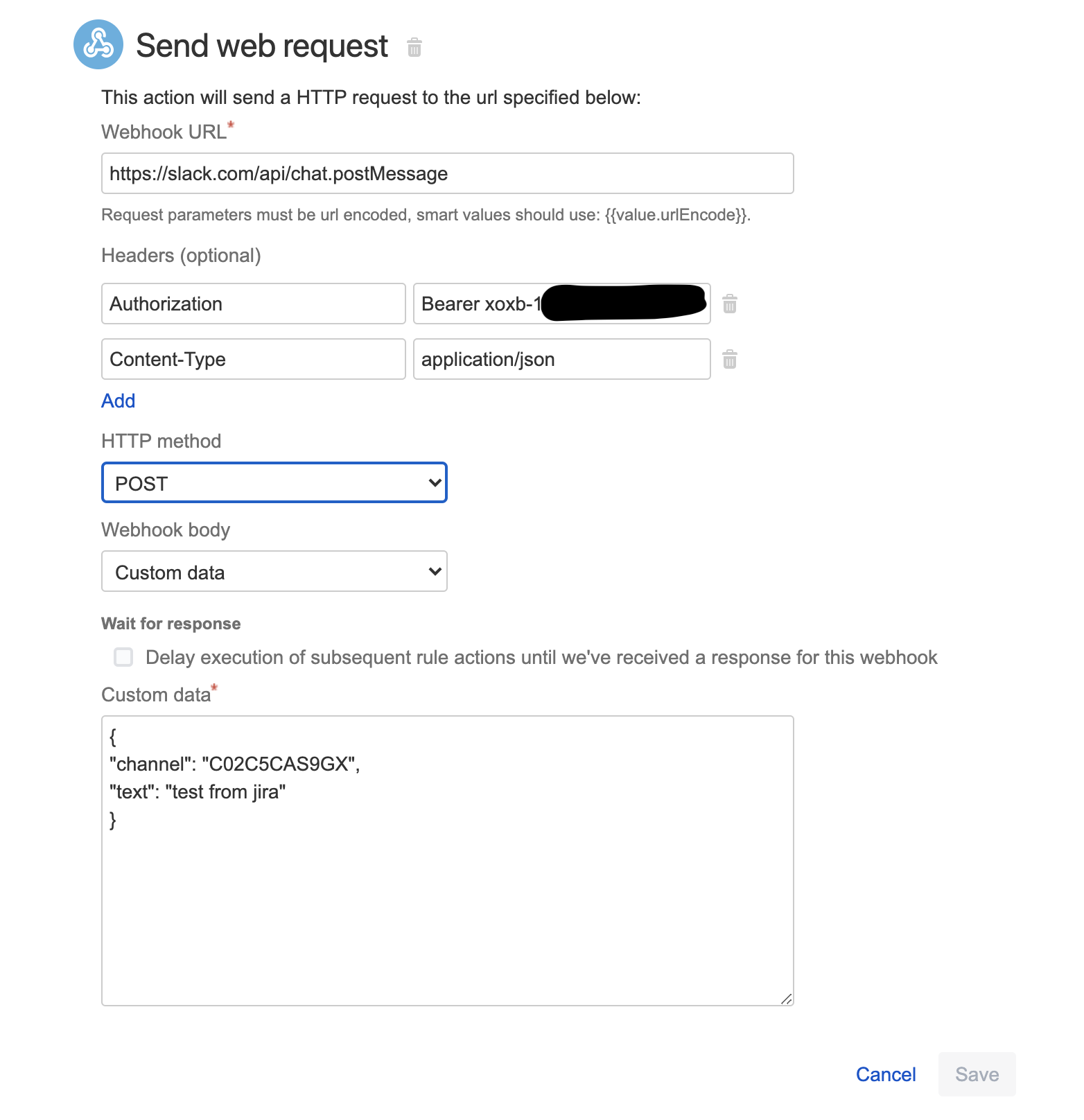 Solved: How to correctly send a post request from Jira