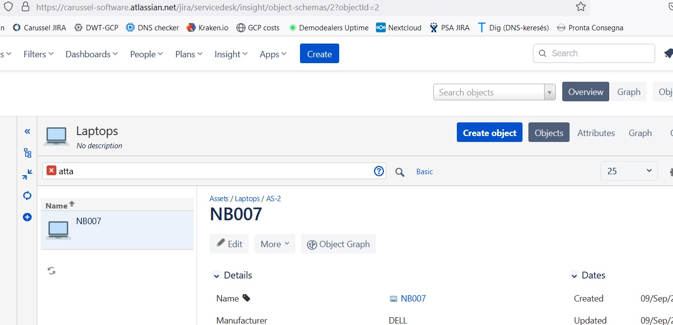 Insight How to filter objects by attachments