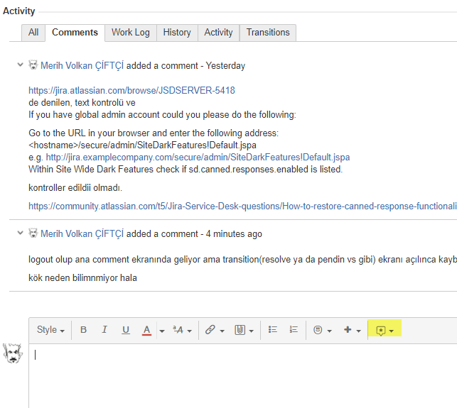 Solved How to restore canned response functionality for o...
