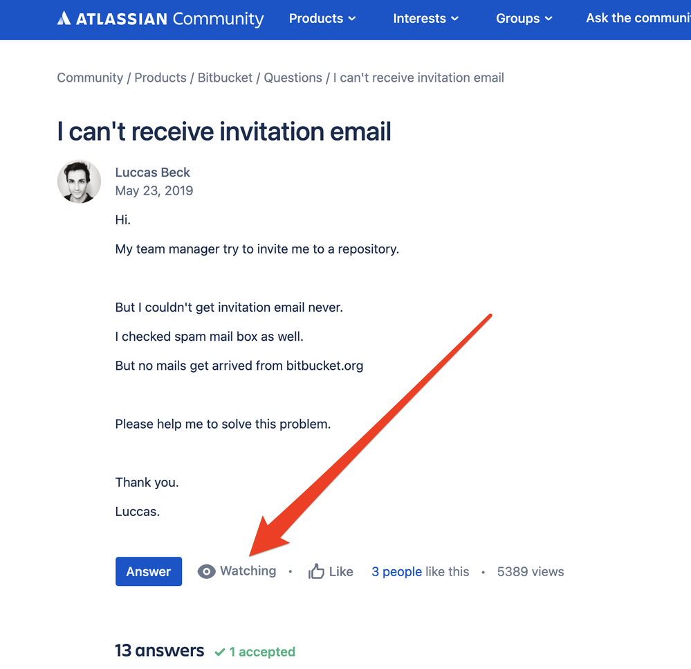 Solved I can't receive invitation email