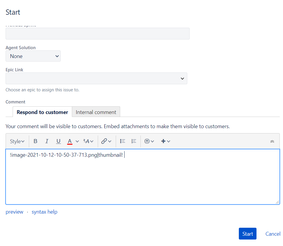 Unable to Copy and Paste images into "Respond to