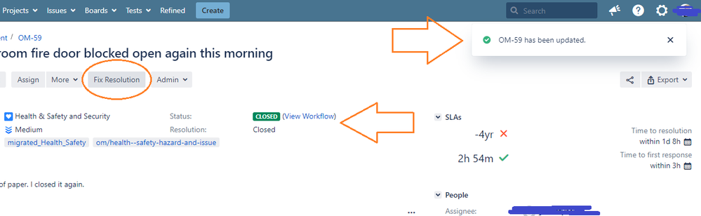 Solved change resolution after closed