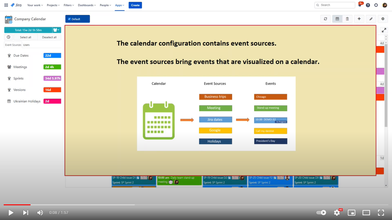 Apptoberfest Demo Company Calendar Planner for Ji... Atlassian Community