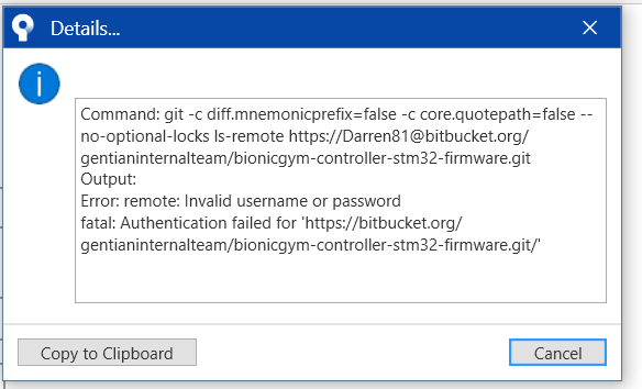 Solved: I Cant Clone To Sourcetree From Bitbucket